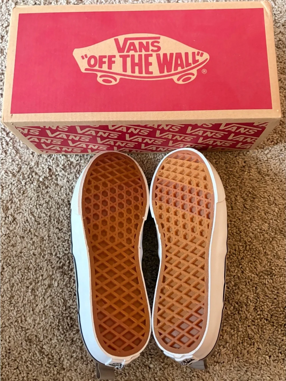 🌻Vans Asher Sunflower Grey Kids' Slip-On Shoes